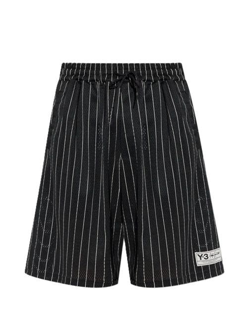 Y-3Bermuda a righe con coulisse Adidas Y3 | KQ9829BLACK